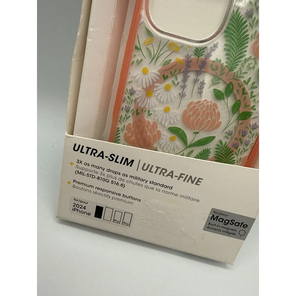 OtterBox Symmetry iPhone Case 16 Pro Floral New MagSafe Slim Protective